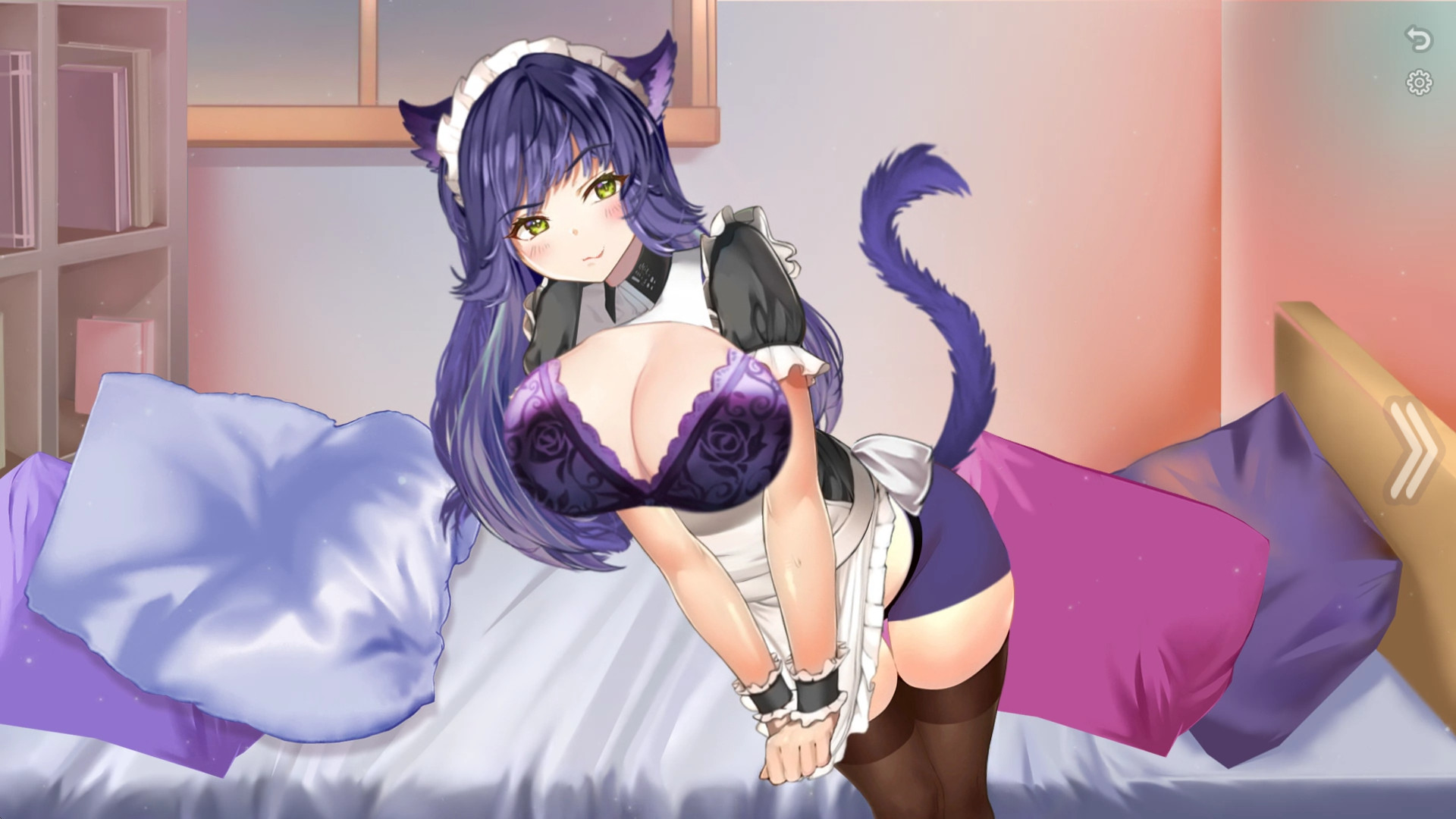 Neko Maid in underwear 18+ screenshot 3