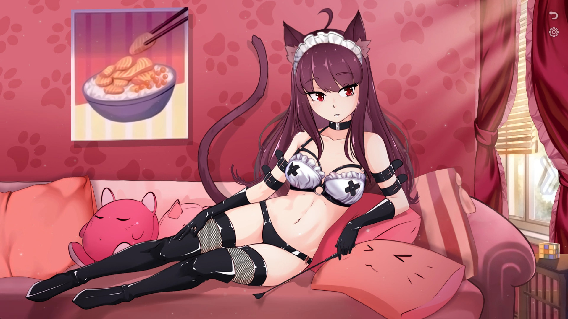 Neko Maid in underwear 18+ screenshot 1