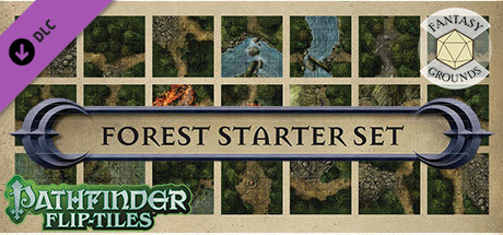 Fantasy Grounds - Pathfinder RPG - Flip-Tiles - Forest Starter Set banner