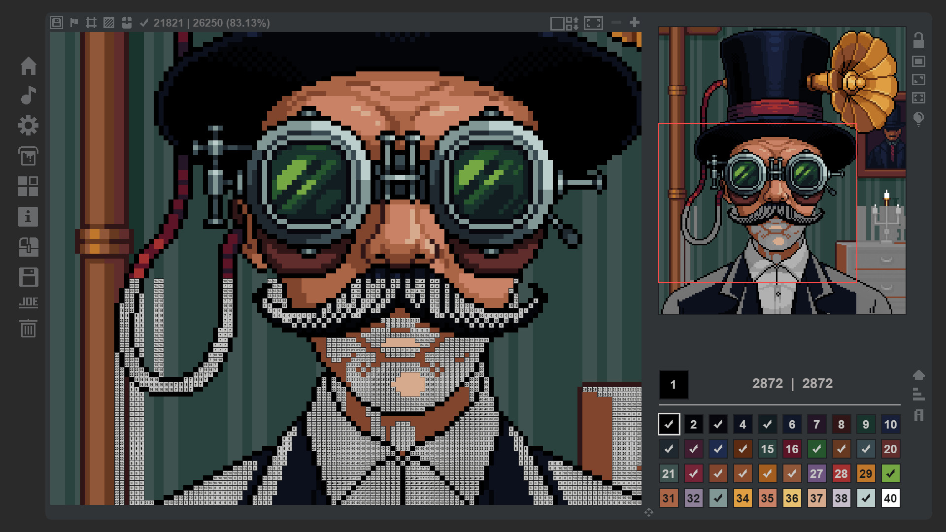 Coloring Game 4 – Steampunk screenshot 1