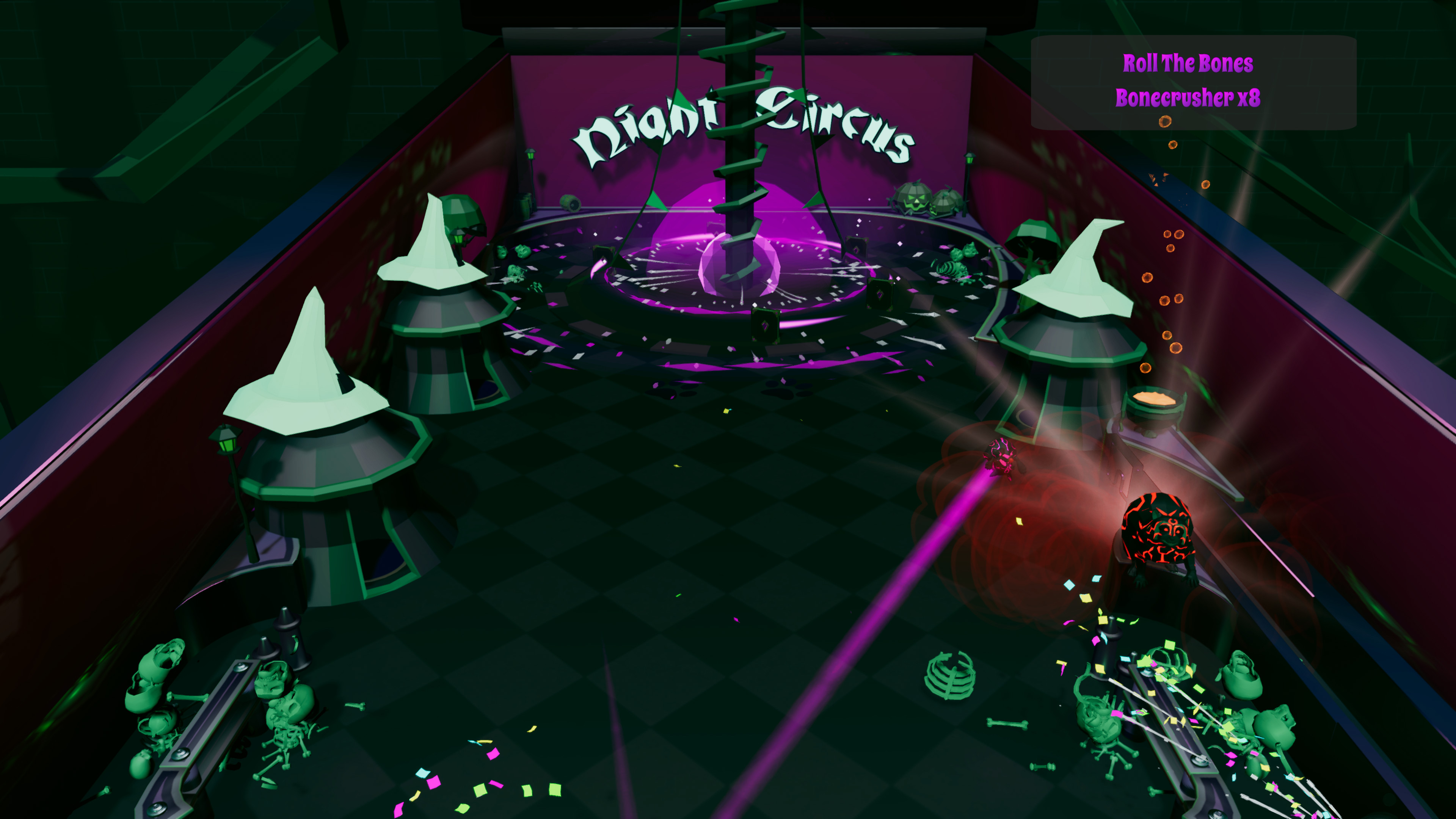 Roxy Raccoon's Pinball Panic - Ghoulish Games screenshot 2