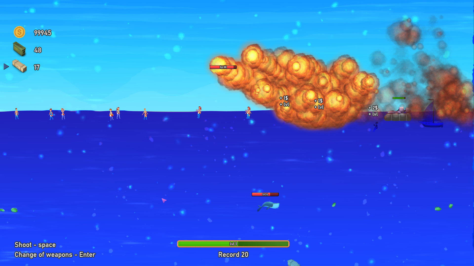 Crazy shark screenshot 2