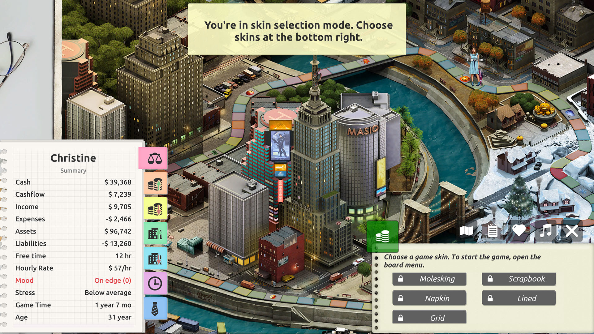 Timeflow Grid Balance Skin screenshot 1