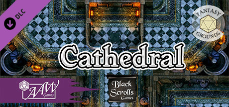 Fantasy Grounds - Black Scrolls Cathedral (Map Tiles Pack): header artwork