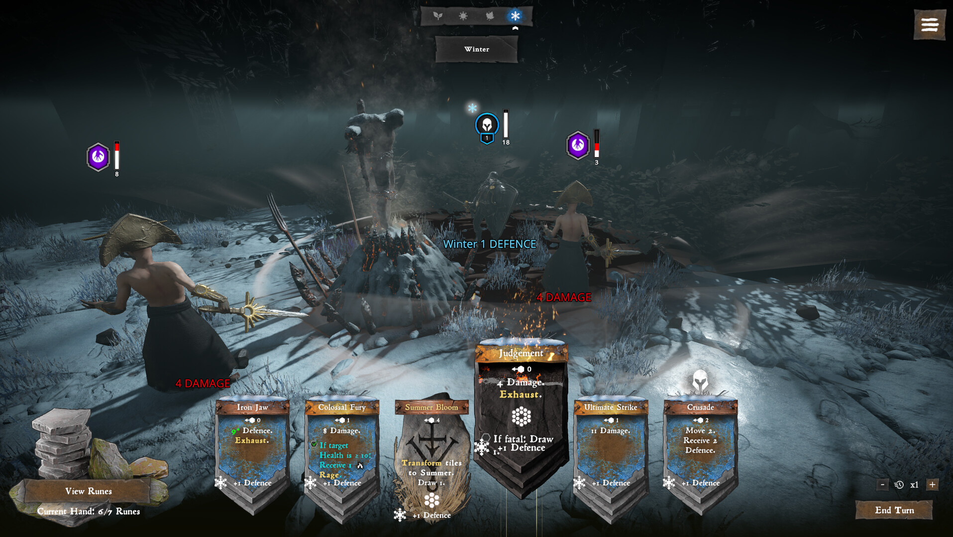 Solnox Grimoire of Seasons gameplay screenshot 2