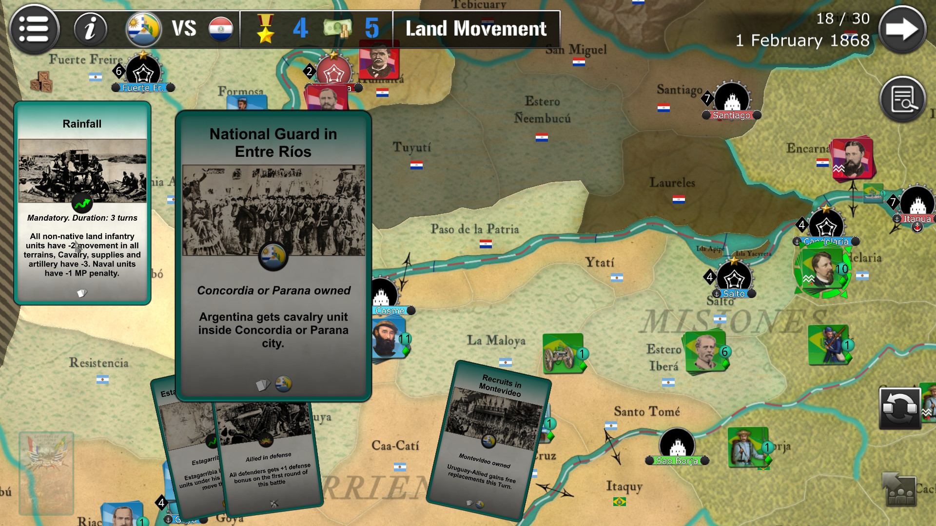 Wars Across The World: Curupayti 1866 screenshot 15