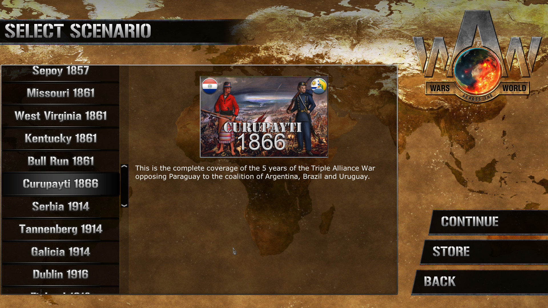Wars Across The World: Curupayti 1866 screenshot 14