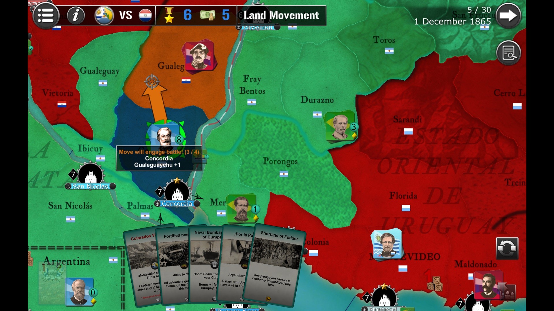 Wars Across The World: Curupayti 1866 screenshot 5