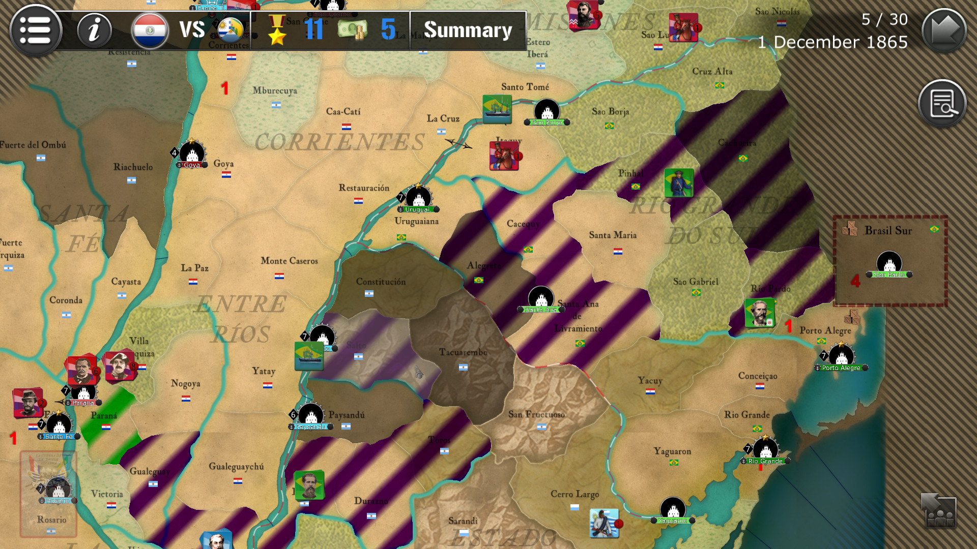 Wars Across The World: Curupayti 1866 screenshot 6