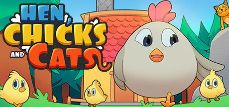 HEN, CHICKS AND CATS — Steam header