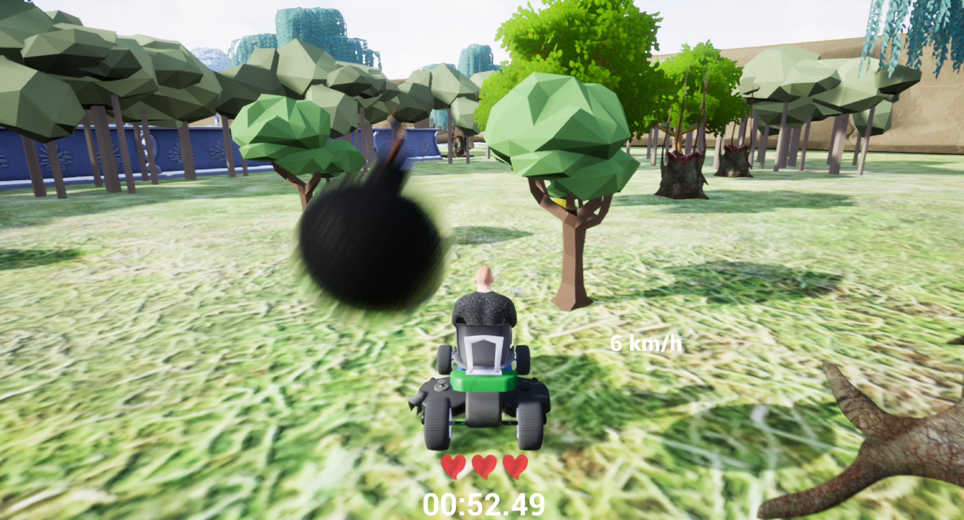 Lawnmower game: Mortal Race screenshot 8