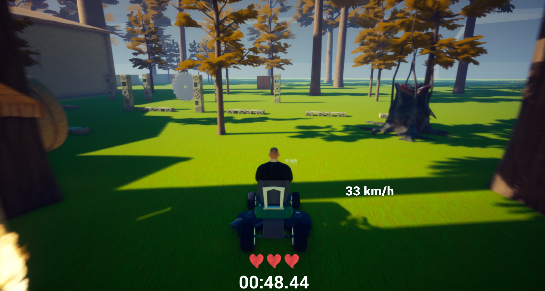 Lawnmower game: Mortal Race screenshot 4
