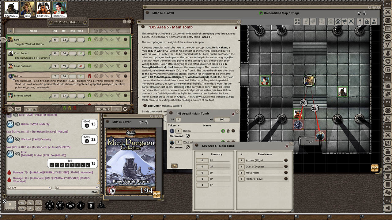 Fantasy Grounds - Mini-Dungeons Bundle #191-195 screenshot 1