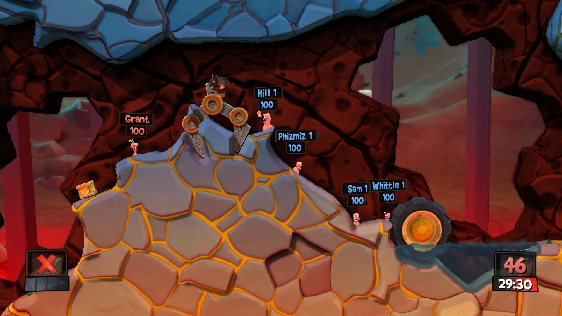 Worms Revolution - Mars Pack screenshot 1