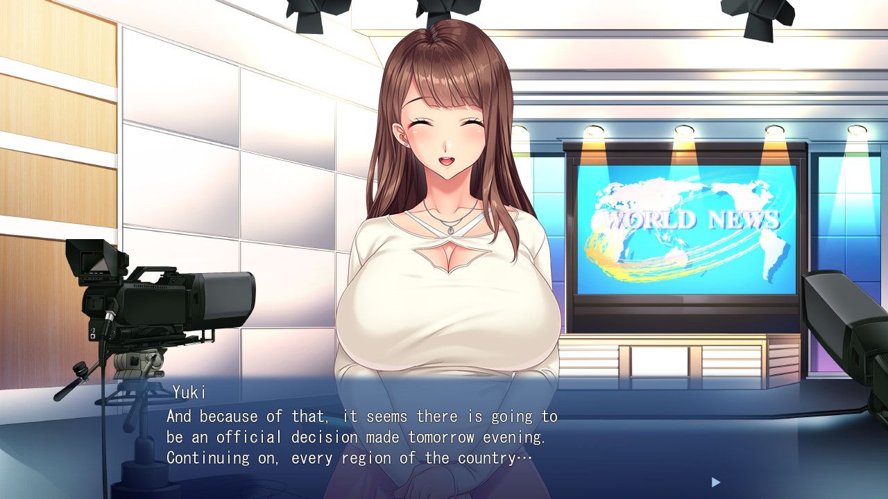 The Invisible Man's Stealth NTR: Convincing and Inseminating the New Announcer with an Invisible Boner screenshot 1