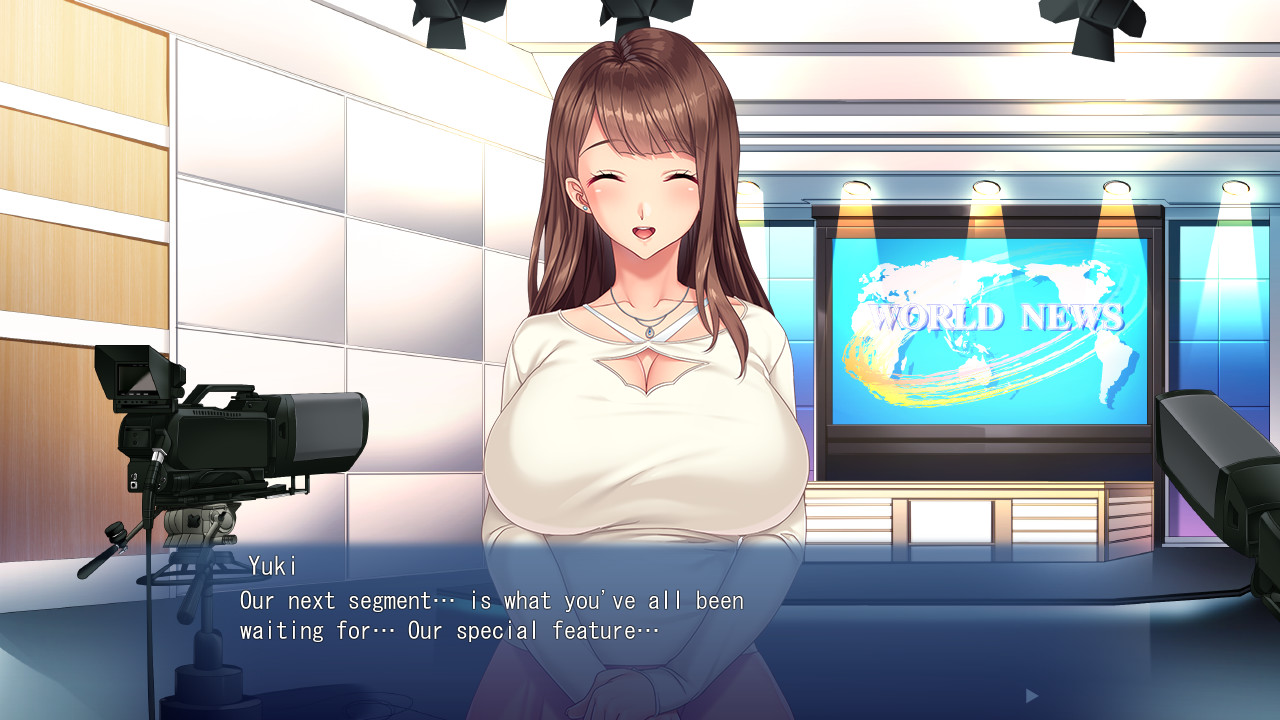 The Invisible Man's Stealth NTR: Convincing and Inseminating the New Announcer with an Invisible Boner screenshot 4