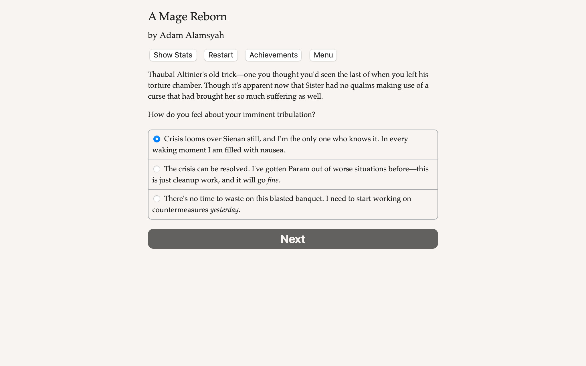 A Mage Reborn screenshot 2