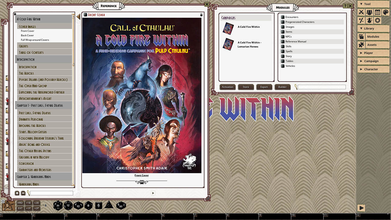Fantasy Grounds - A Cold Fire Within screenshot 1