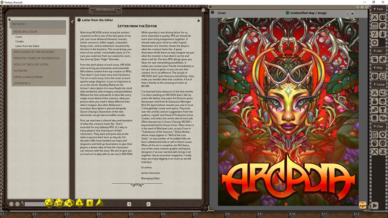 Fantasy Grounds - Arcadia Issue 002 screenshot 5