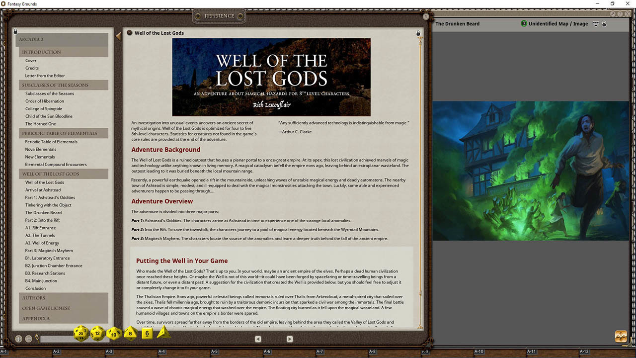 Fantasy Grounds - Arcadia Issue 002 screenshot 1