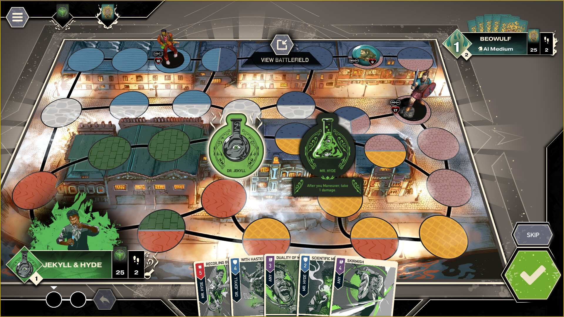 Unmatched: Digital Edition - Jekyll & Hyde screenshot 2