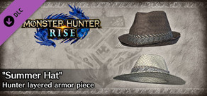 Monster Hunter Rise - Pieza de armadura superpuesta "sombrero estival"