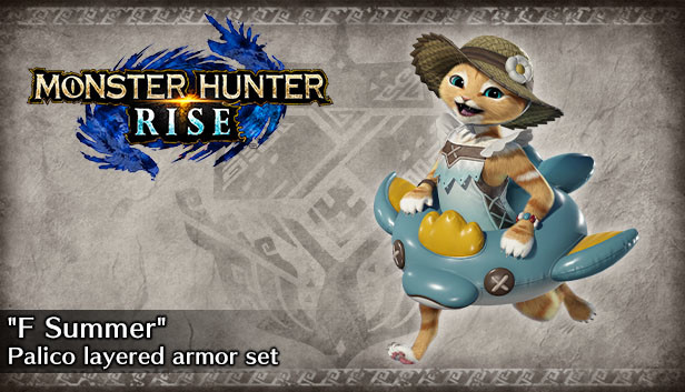 Steam：Monster Hunter Rise - 追加アイルー重ね着装備「サマー