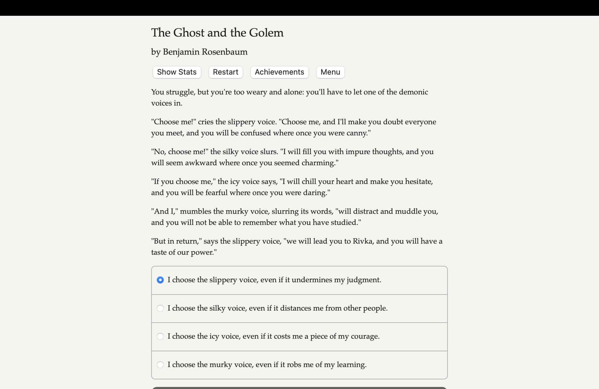 The Ghost and the Golem screenshot 1