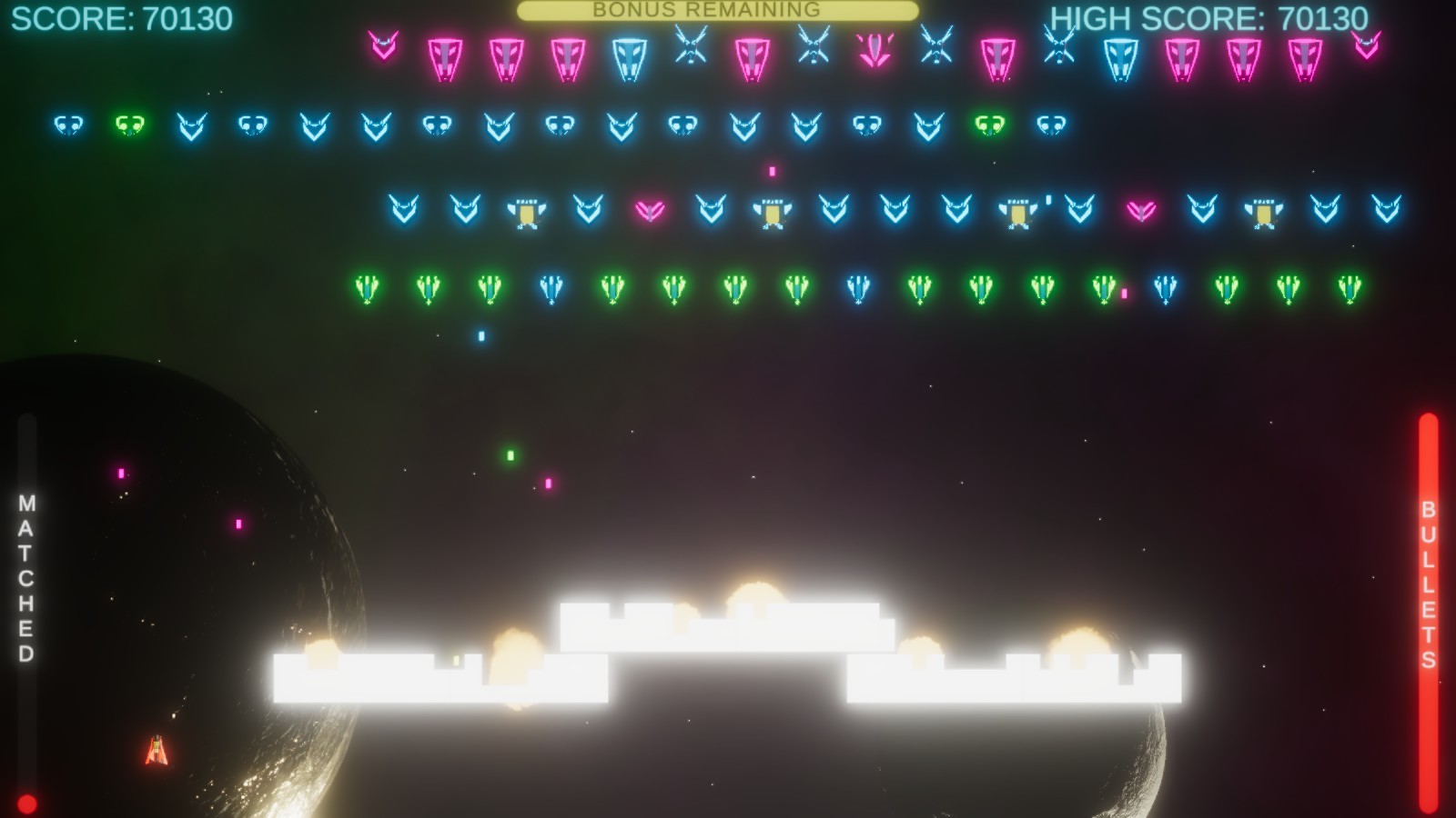 Neon Invaders screenshot 6