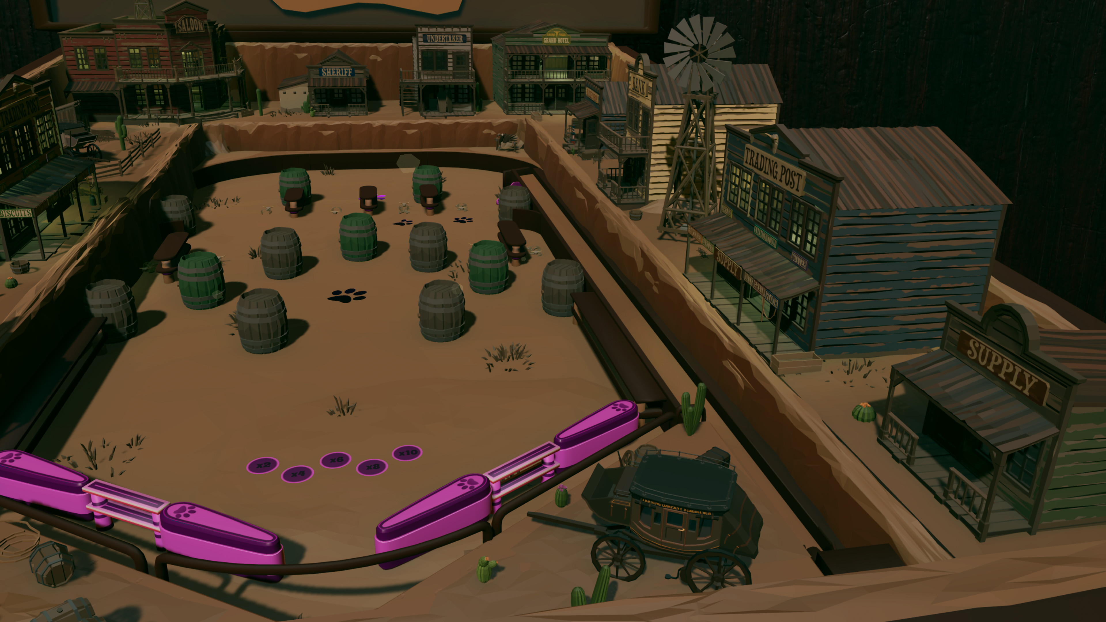 Roxy Raccoon's Pinball Panic - Wacky West screenshot 3