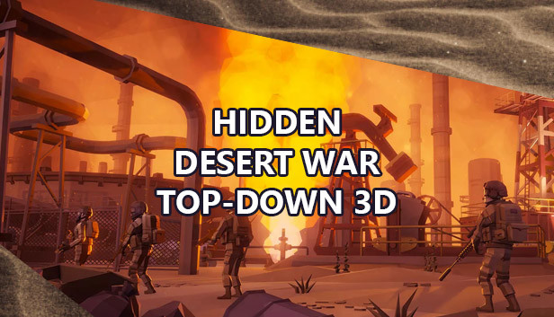 Hidden Desert War Top-Down 3D