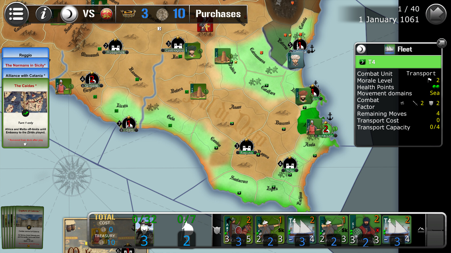Wars Across The World: Sicily 1061 screenshot 9