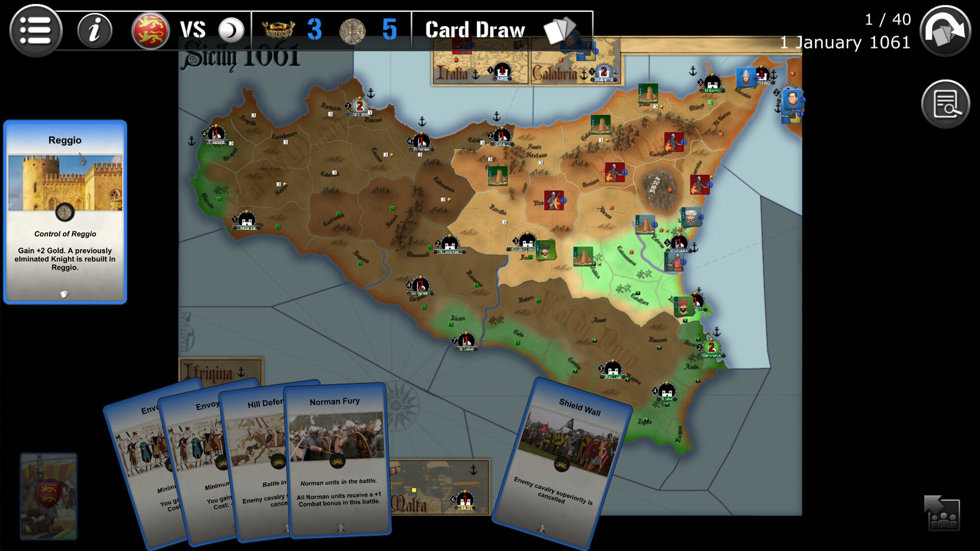 Wars Across The World: Sicily 1061 screenshot 3