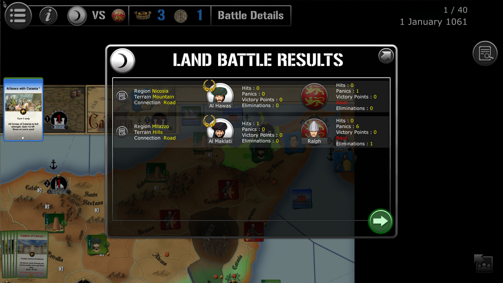 Wars Across The World: Sicily 1061 screenshot 1