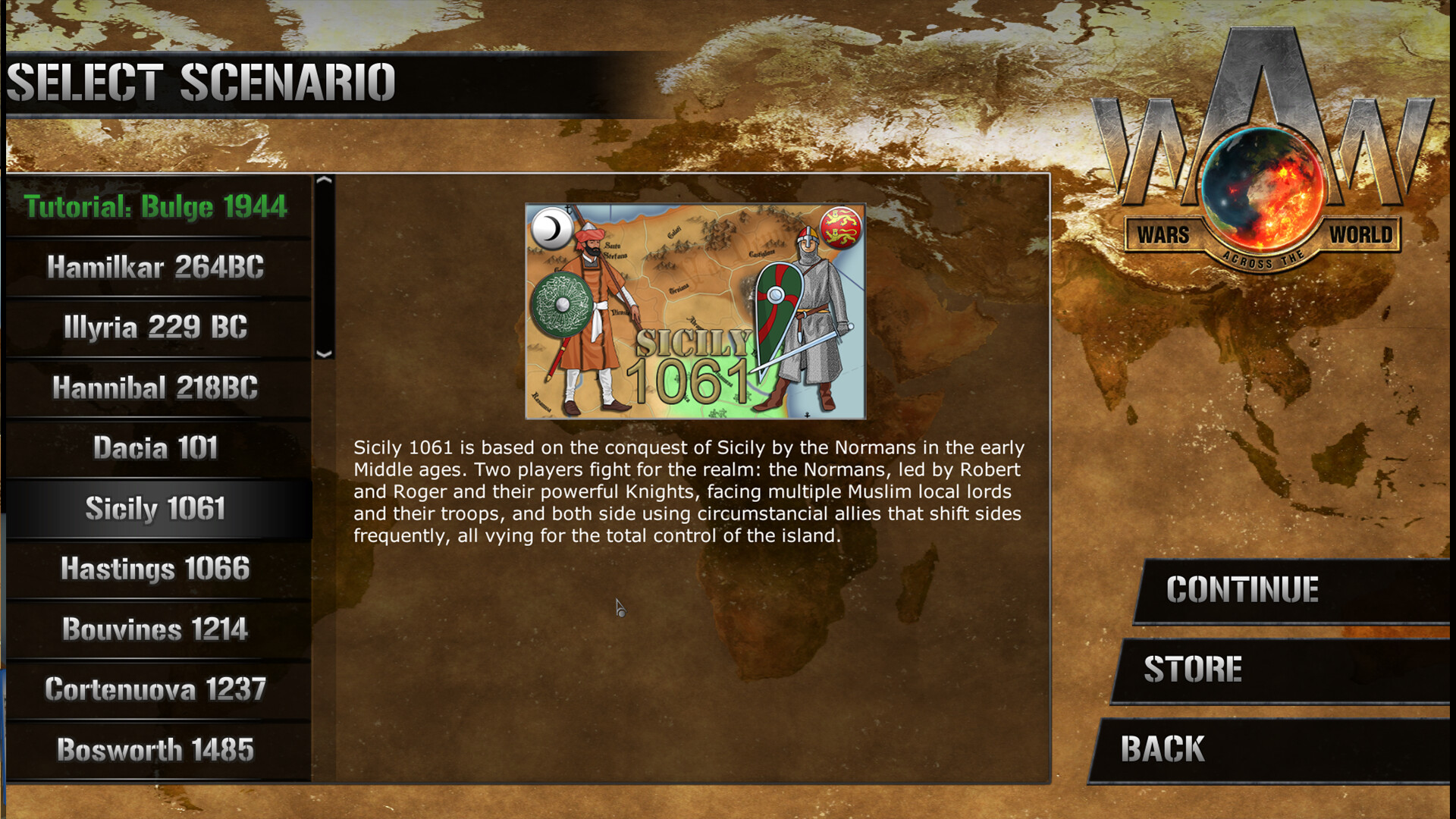 Wars Across The World: Sicily 1061 screenshot 16