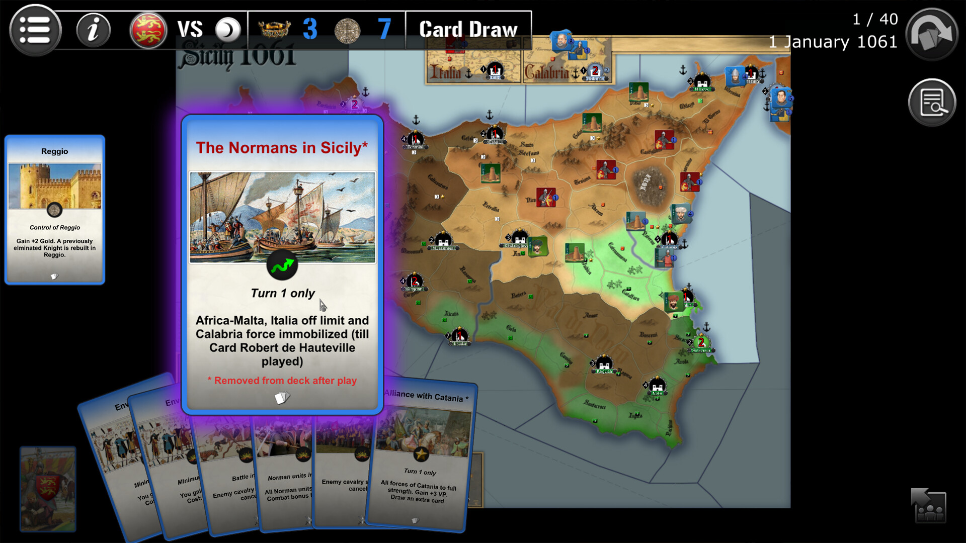 Wars Across The World: Sicily 1061 screenshot 5