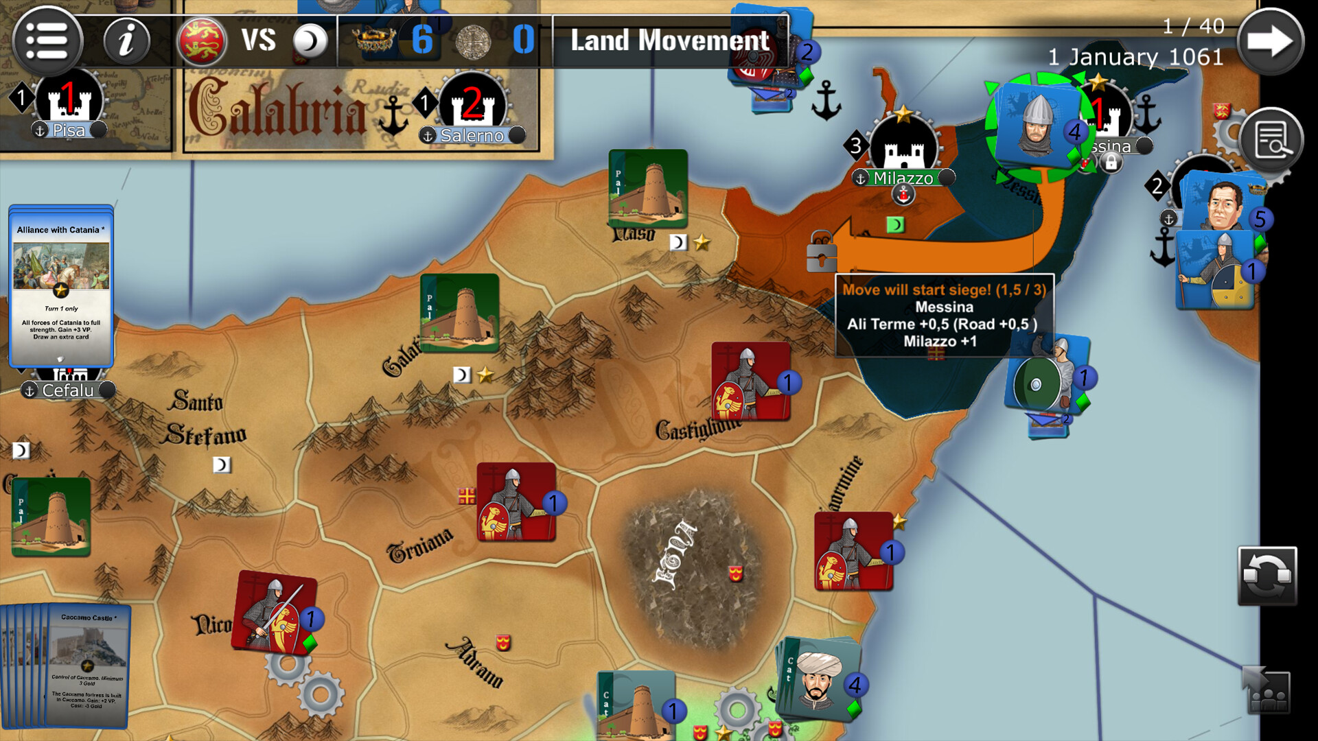 Wars Across The World: Sicily 1061 screenshot 10