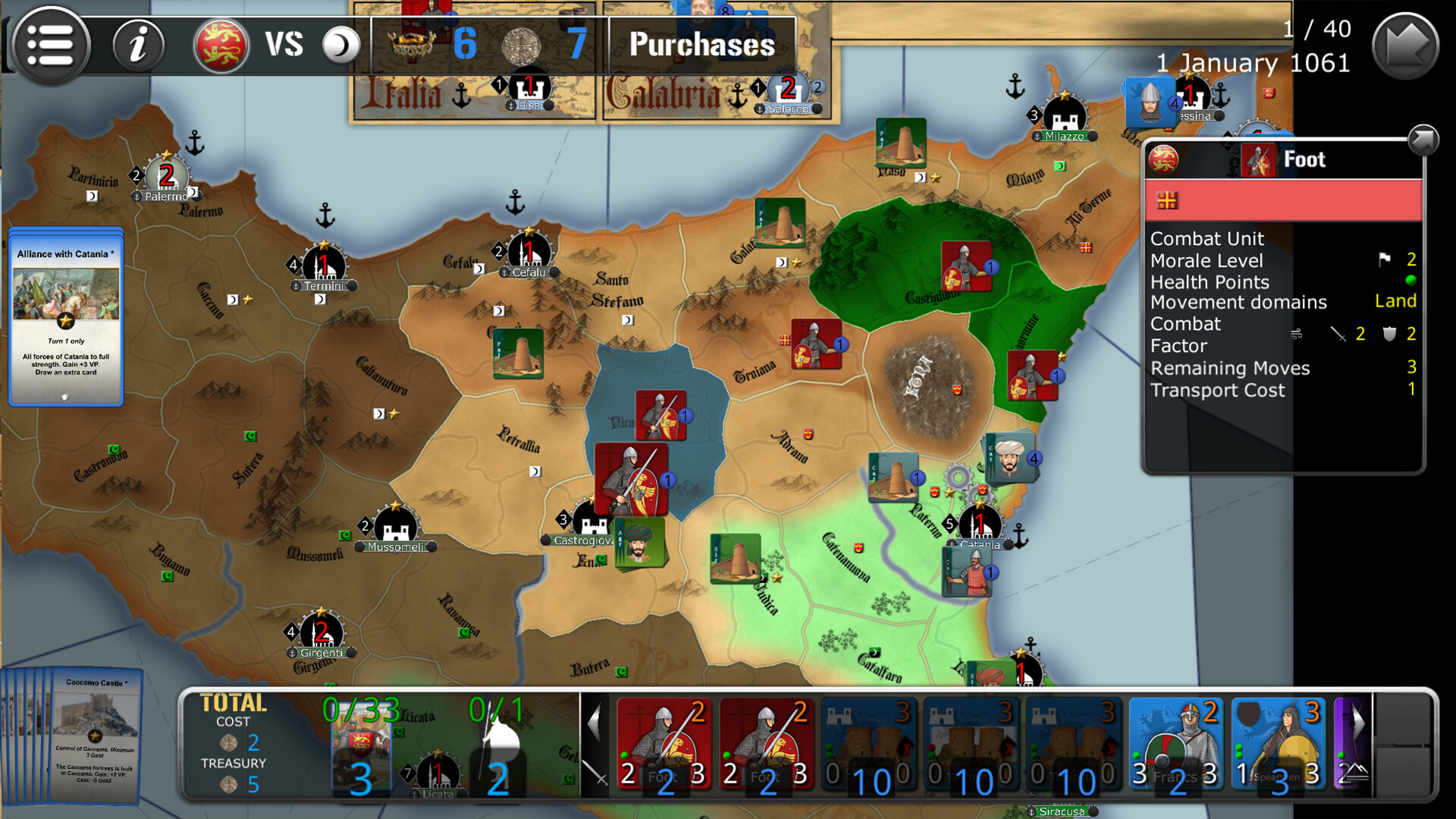 Wars Across The World: Sicily 1061 screenshot 11