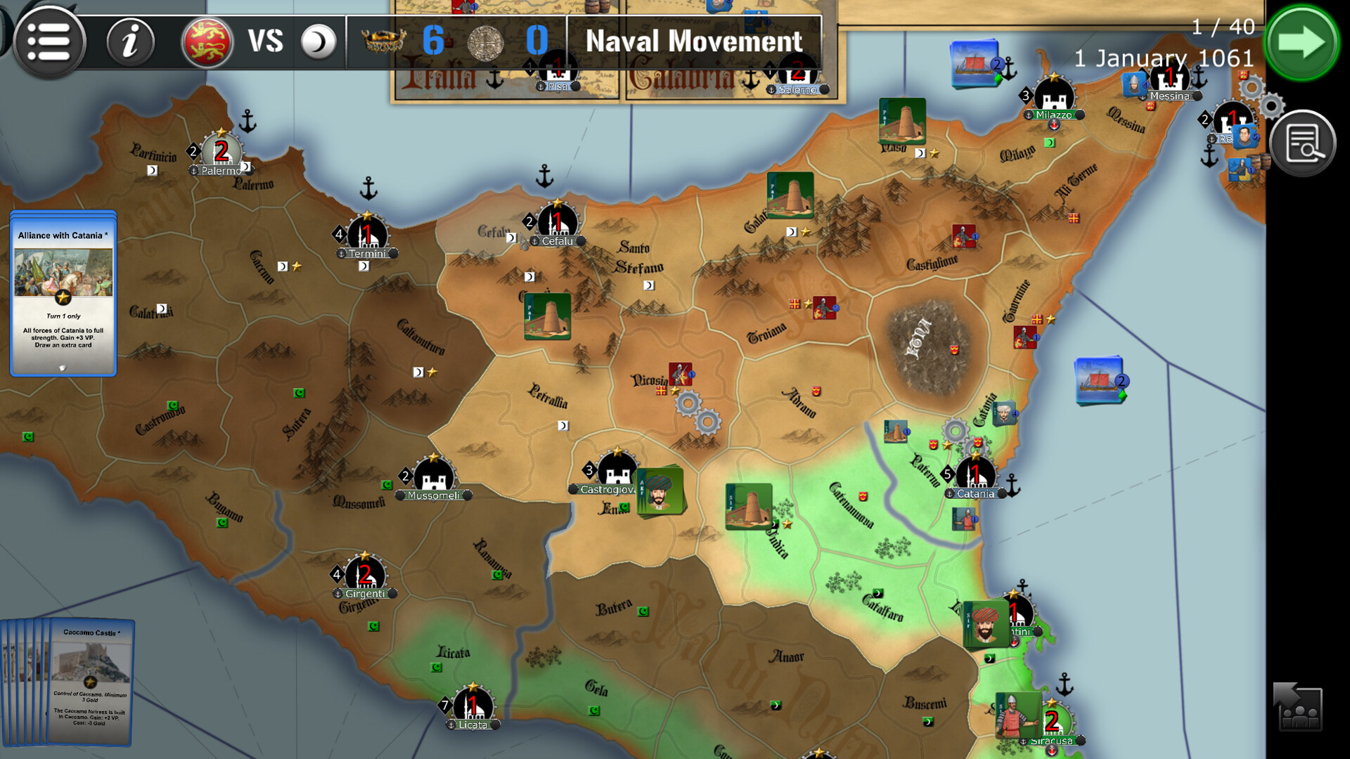 Wars Across The World: Sicily 1061 screenshot 13