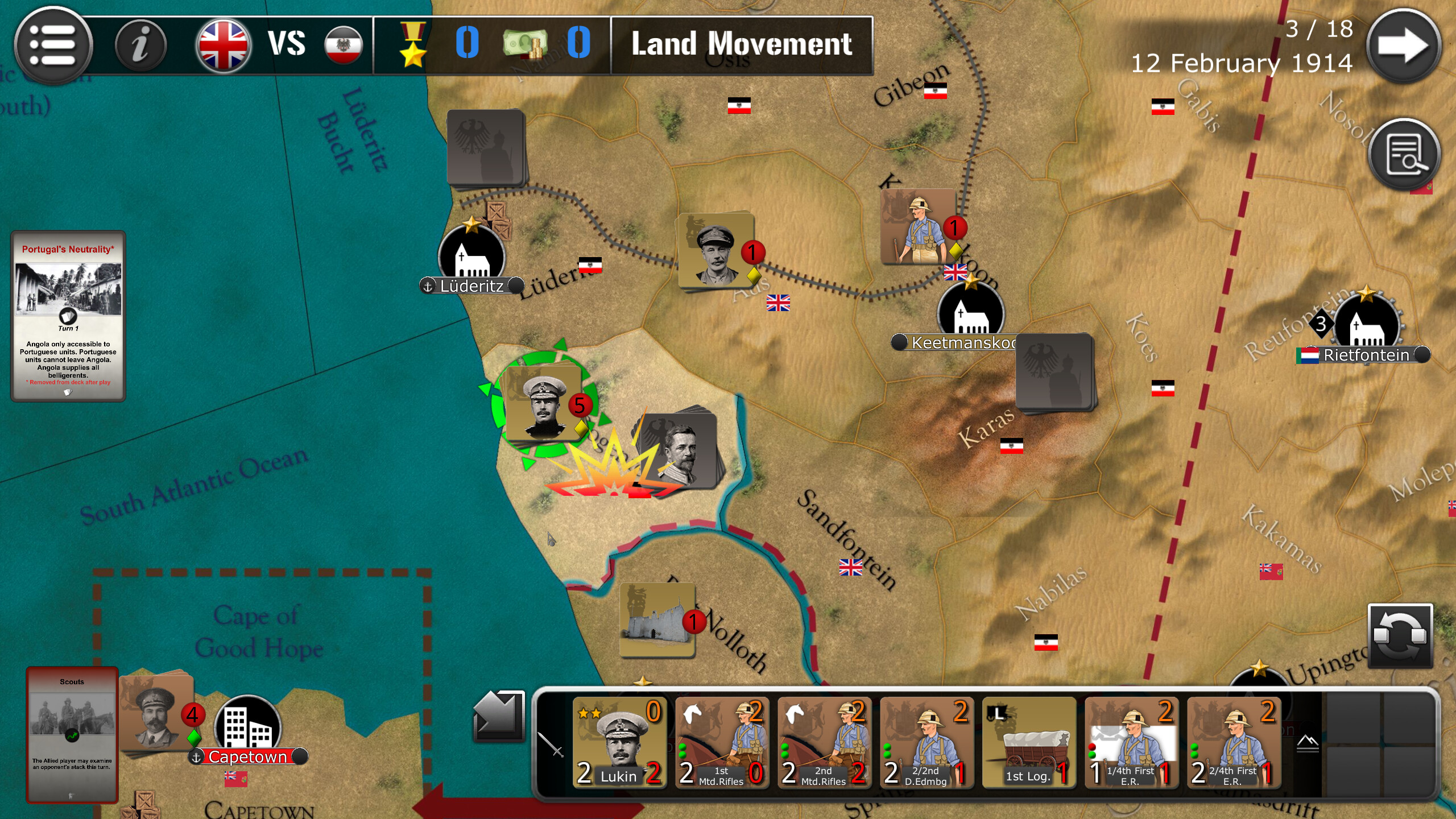 Wars Across The World: Namibia 1915 screenshot 11