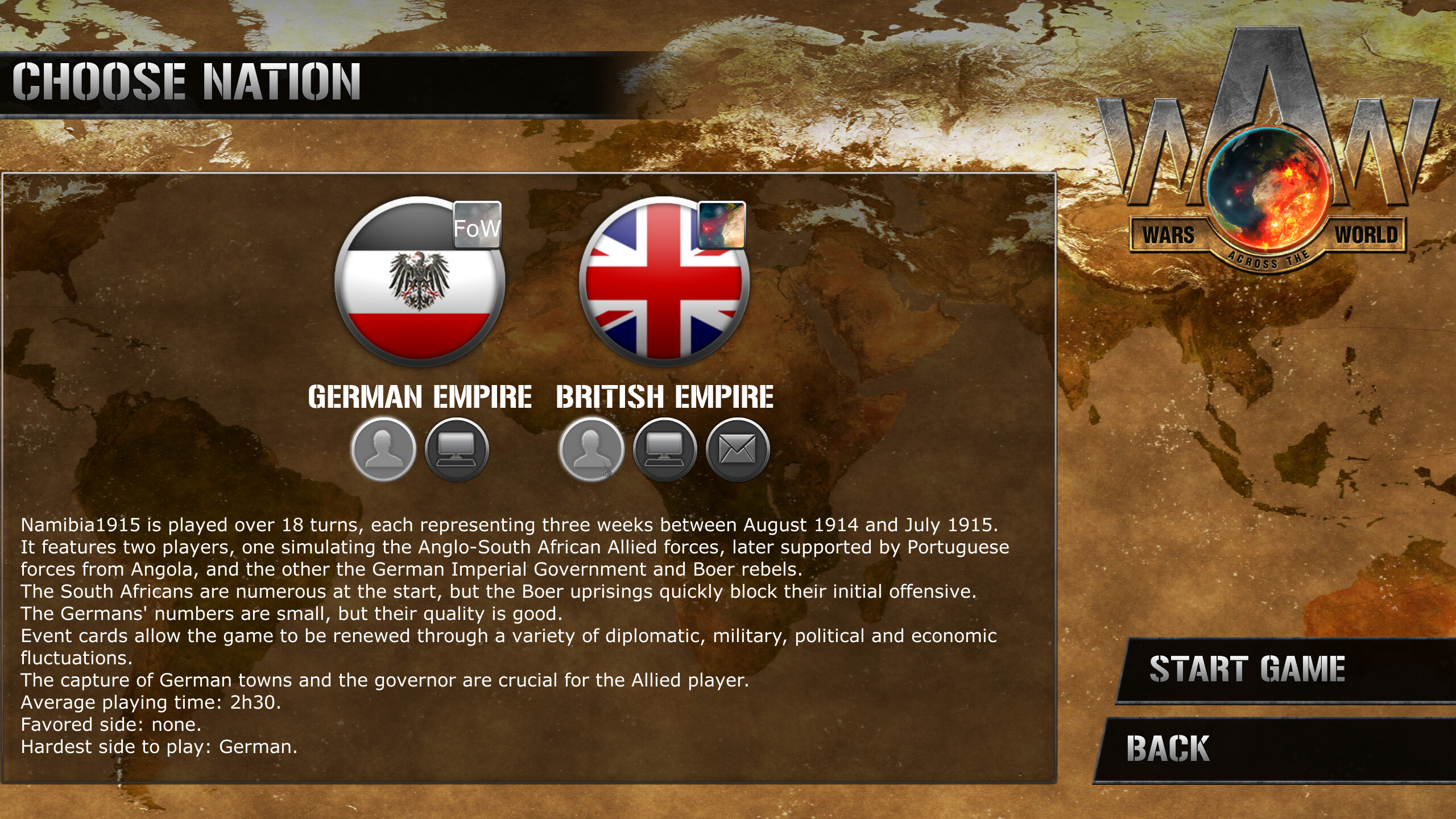 Wars Across The World: Namibia 1915 screenshot 15