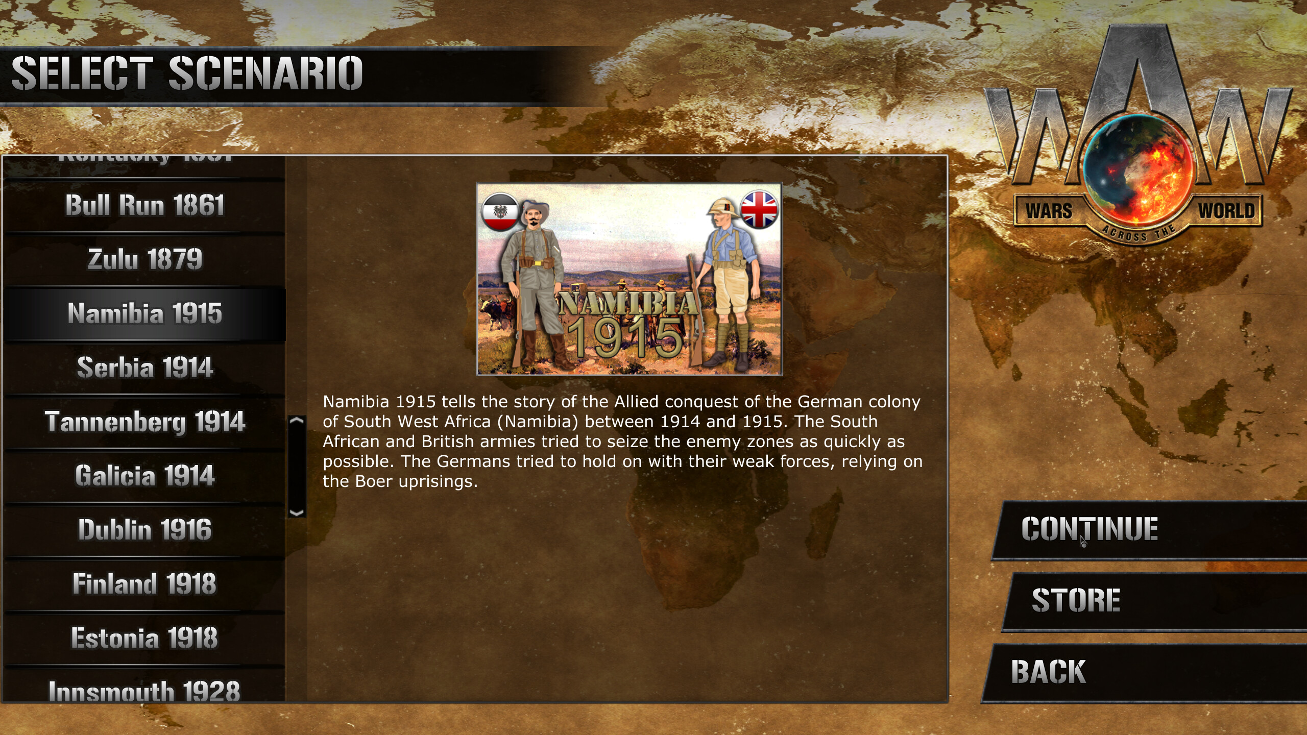 Wars Across The World: Namibia 1915 screenshot 13