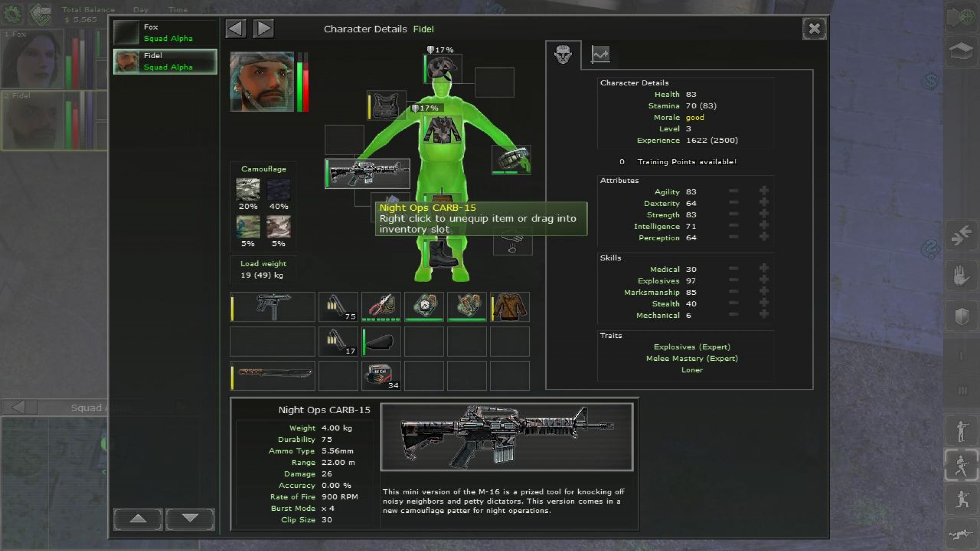 Jagged Alliance - Back in Action: Night Specialist Kit DLC screenshot 2