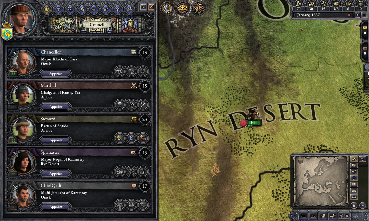 Crusader Kings II: Mongol Faces screenshot 3