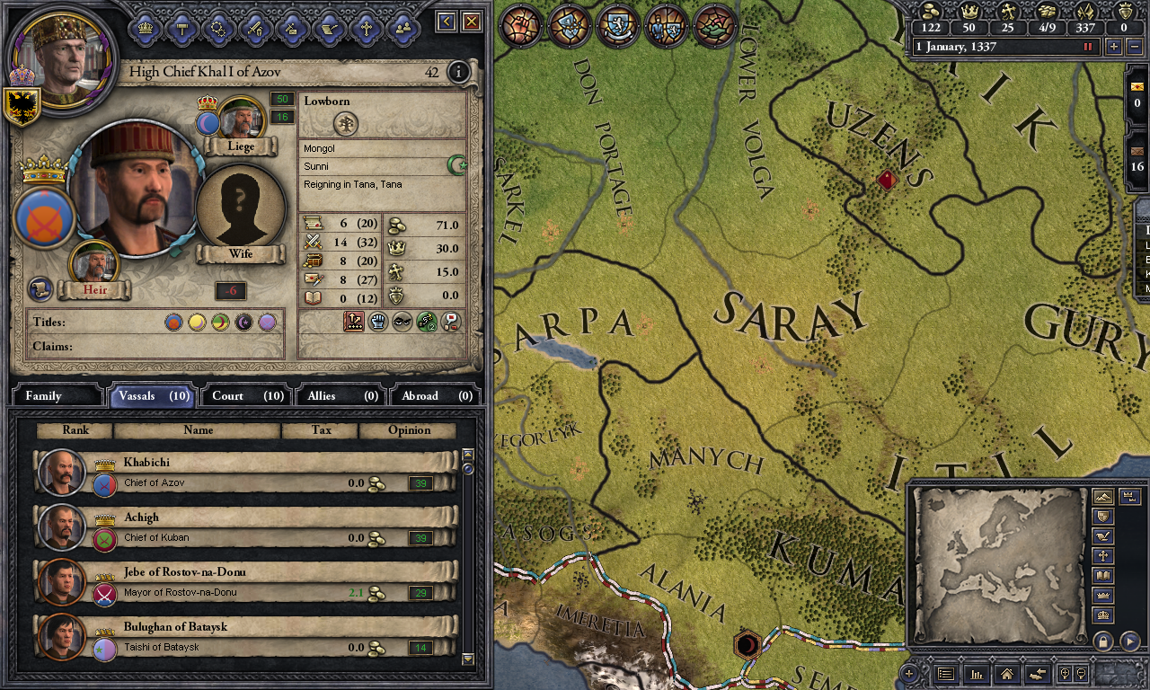 Crusader Kings II: Mongol Faces screenshot 8