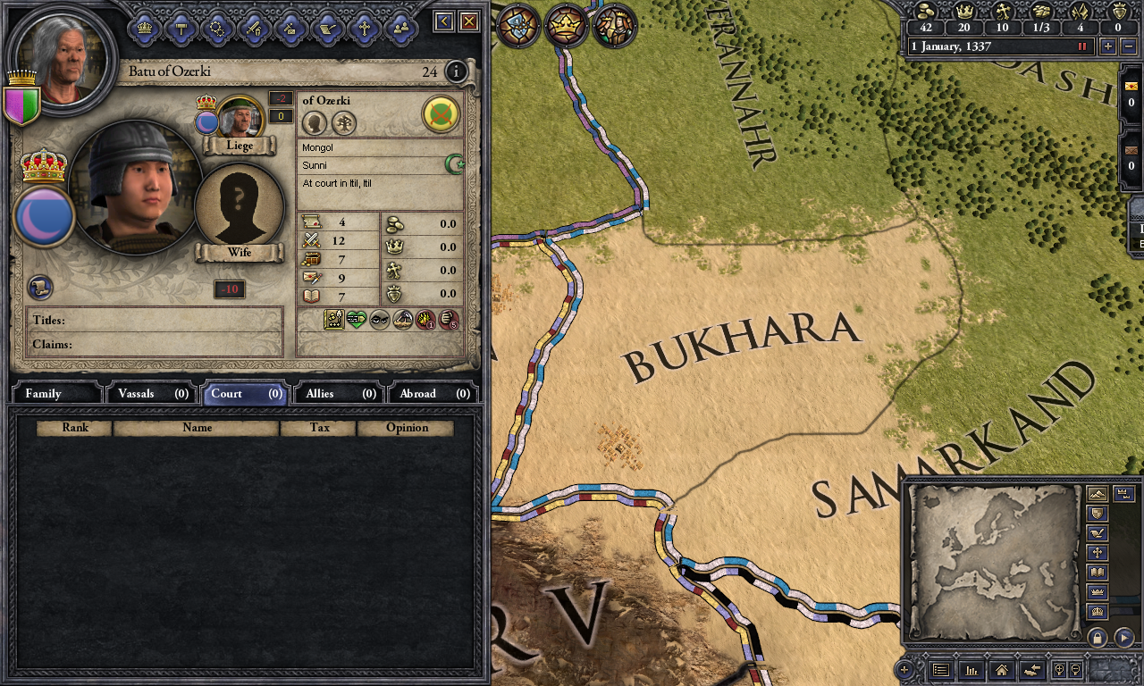 Crusader Kings II: Mongol Faces screenshot 5