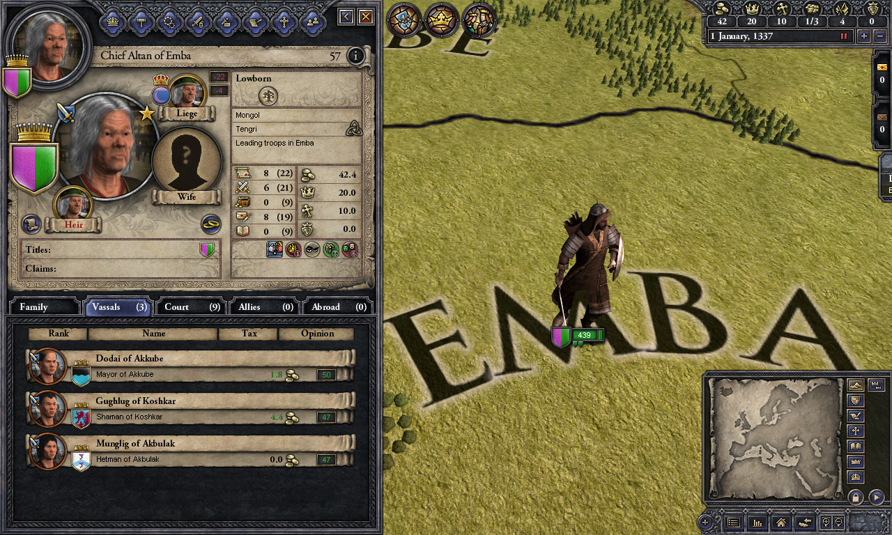 Crusader Kings II: Mongol Faces screenshot 4