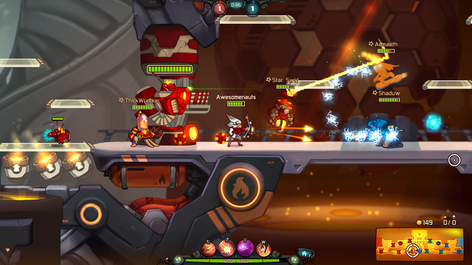 Awesomenauts screenshot 3