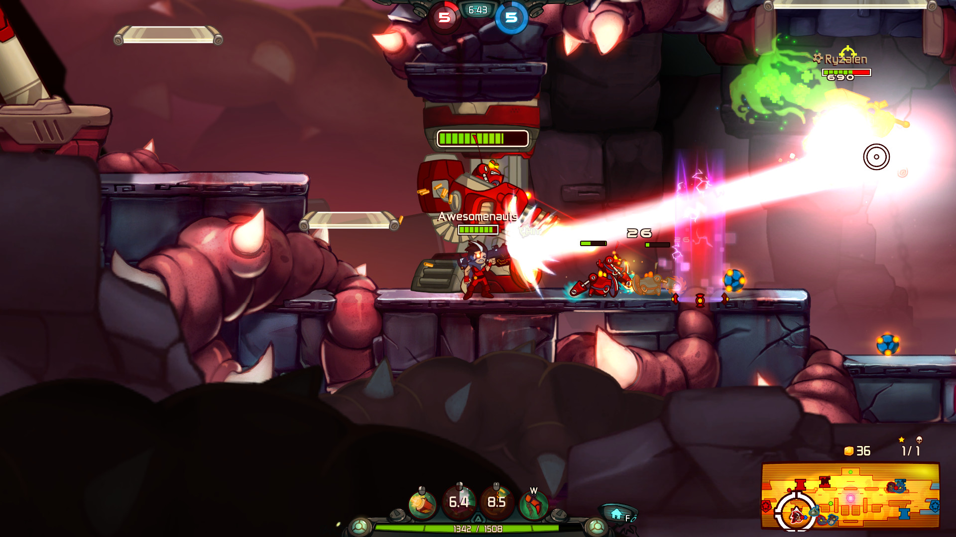 Awesomenauts screenshot 6