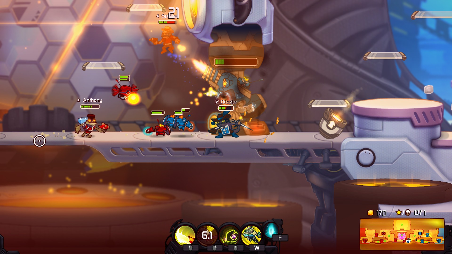 Awesomenauts - Mousquetaire Leon Skin screenshot 5